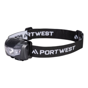 Portwest USB Rechargeable Head Light - Black