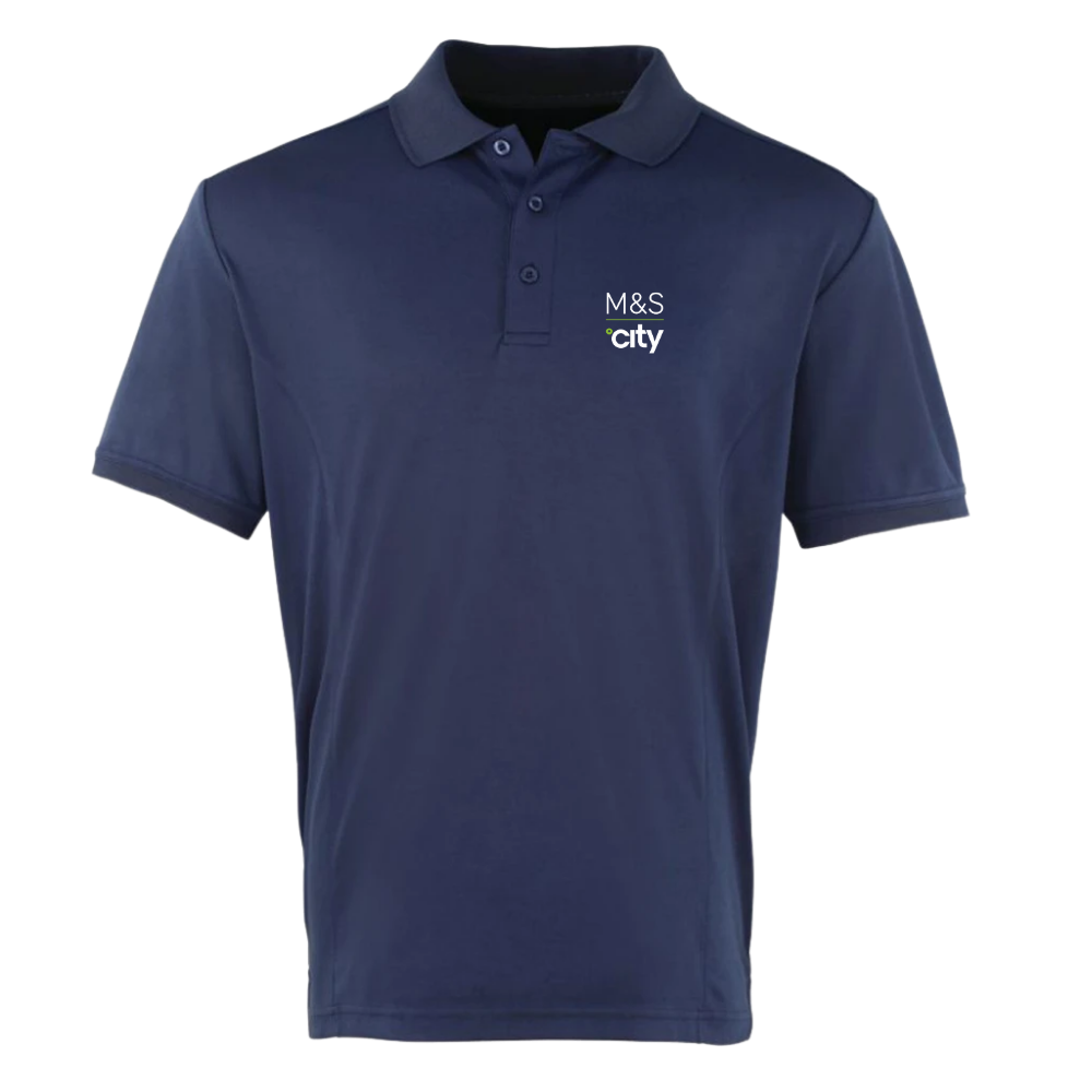 M&S Premier Cool Checker Polo Shirt