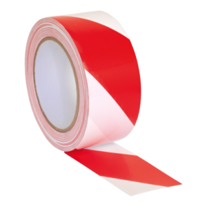 Barrier Tape 75mm x 500m - Red/White